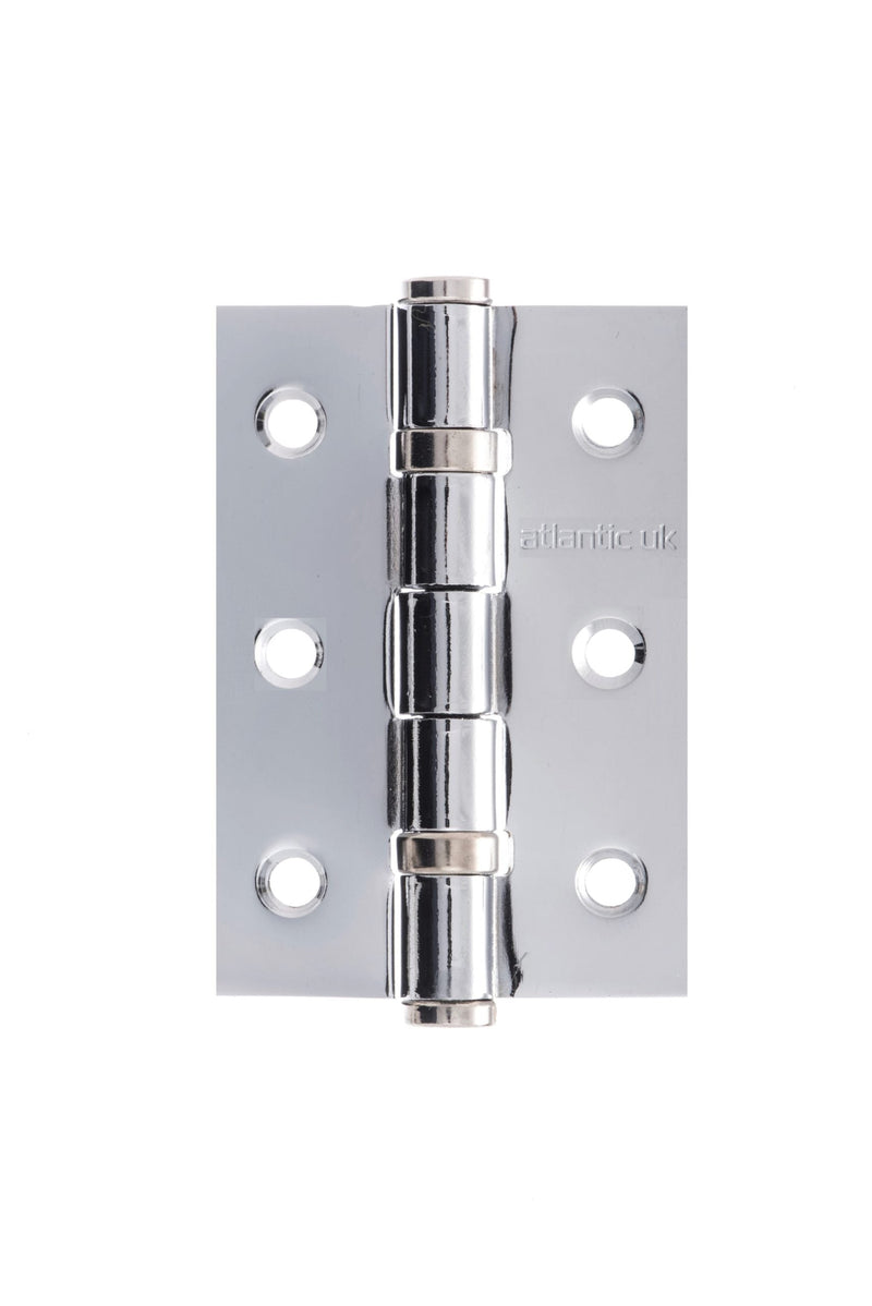 Atlantic CE Fire Rated Grade 7 Ball Bearing Hinges 3" x 2" x 2mm - Satin Chrome