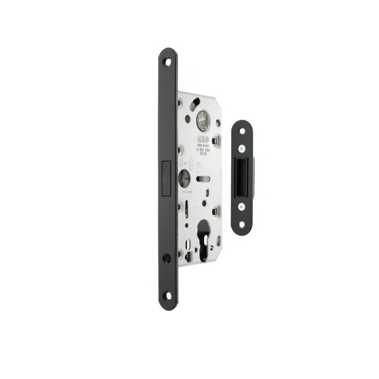 AGB Polaris 2XT Magnetic Euro Profile Sashlock 35mm backset - Matt Black