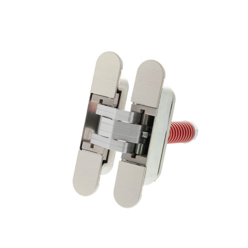 Atlantic AGB Eclipse 3.2 Heavy Duty Self-Close Concealed Hinge for 60kg door - Satin Nickel