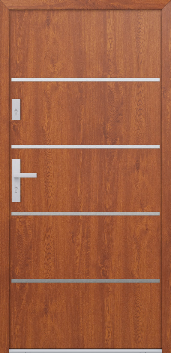 Turenwerke ATU 68 Design 502 Steel Door - Golden Oak