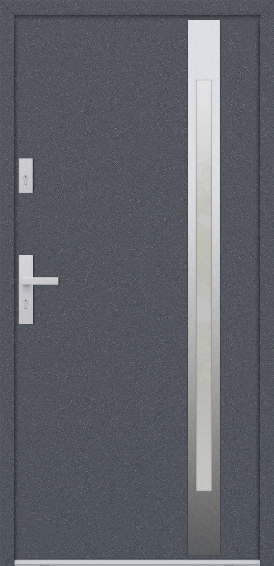 Turenwerke ATU 68 Design 504 Steel Door - Anthracite