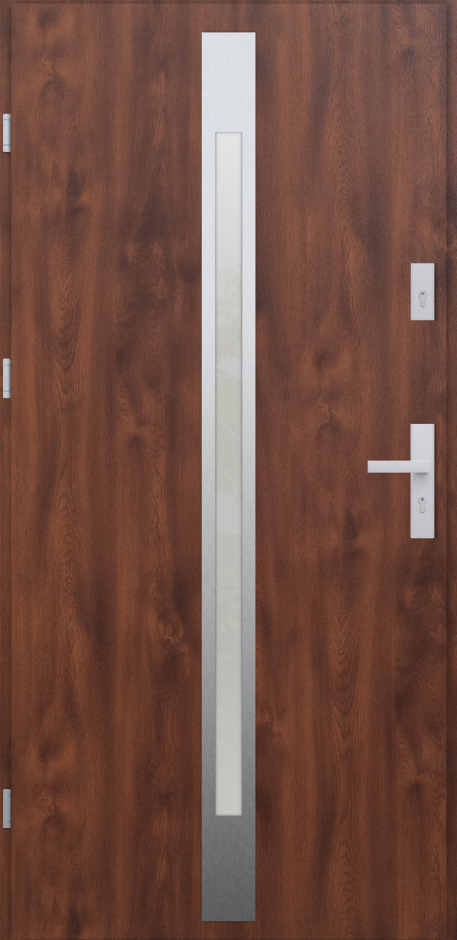 Turenwerke ATU 68 Design 505 Steel Door - Walnut