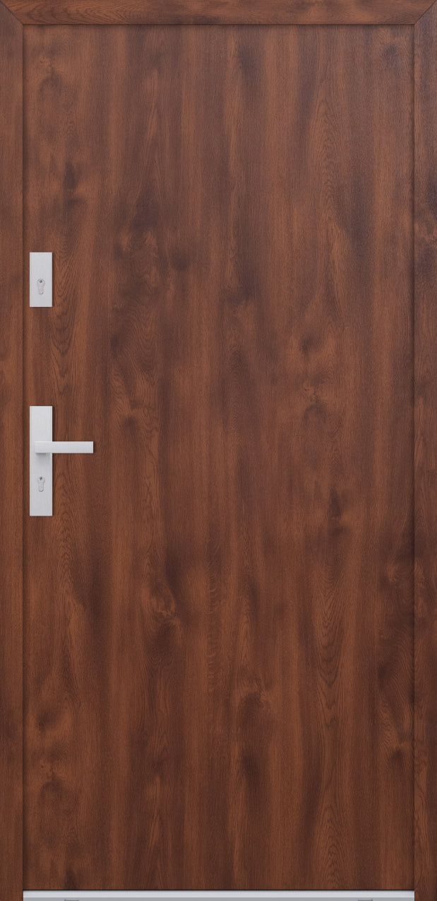 Turenwerke ATU 68 Design 507 Steel Door - Walnut