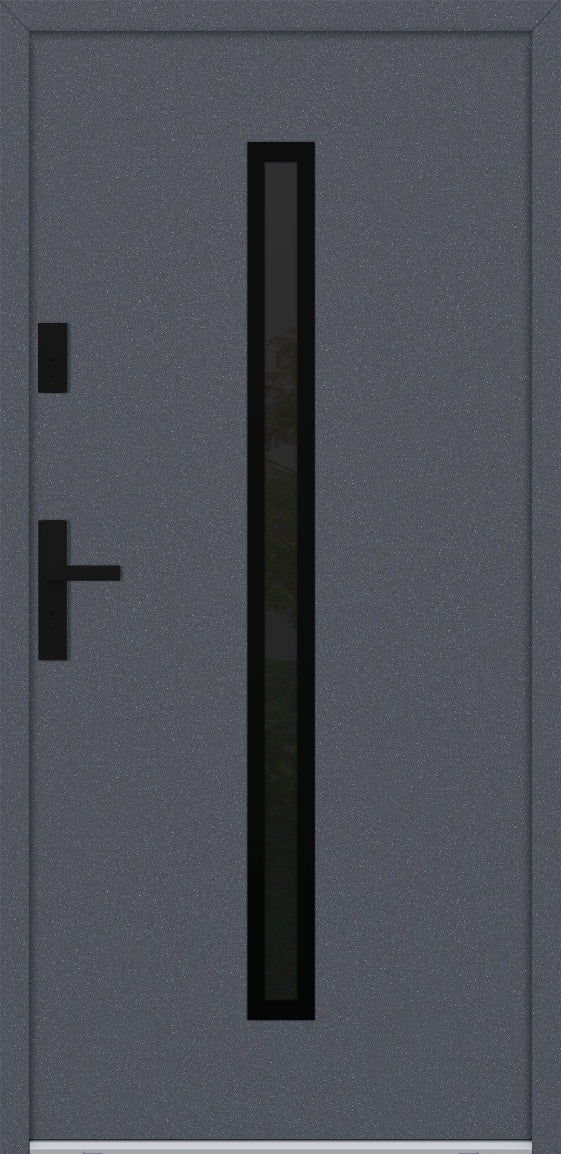 Turenwerke ATU 68 Design 521 Steel Door - Anthracite - Blackline