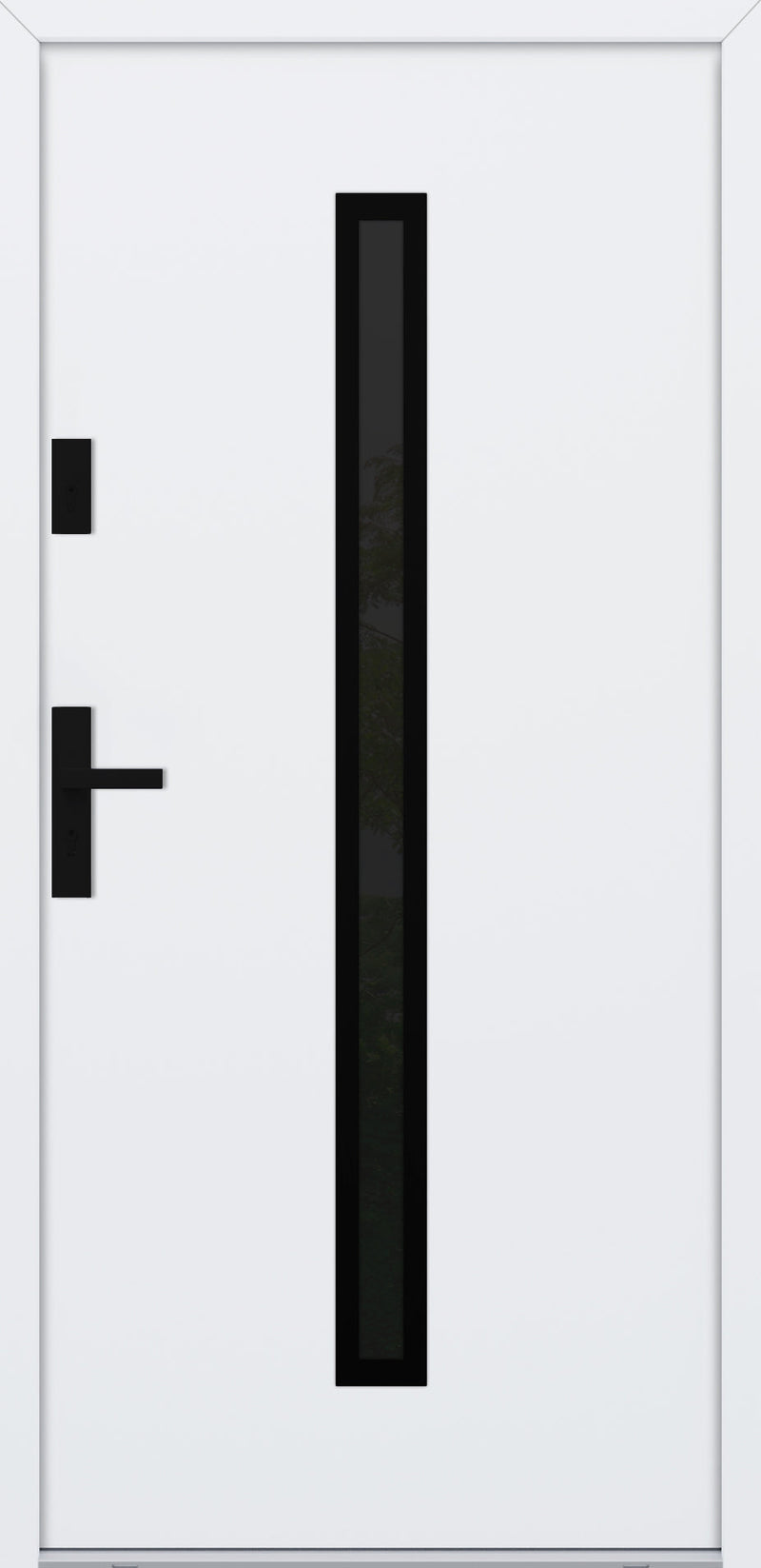 Turenwerke ATU 68 Design 521 Steel Door - White - Blackline