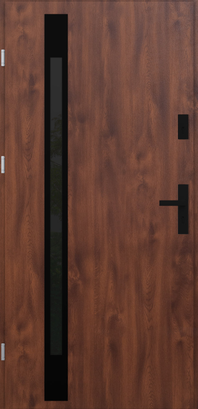 Turenwerke ATU 68 Design 524 Steel Door - Walnut - Blackline