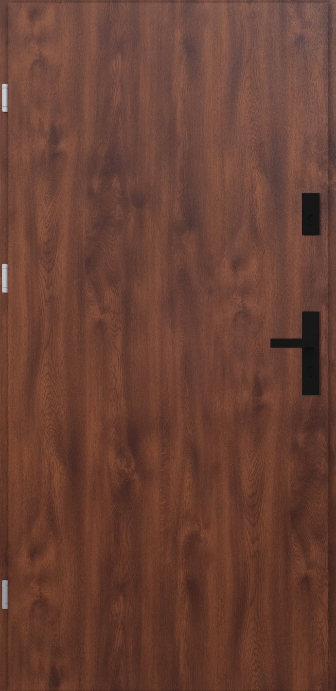 Turenwerke ATU 68 Design 527 Steel Door - Walnut