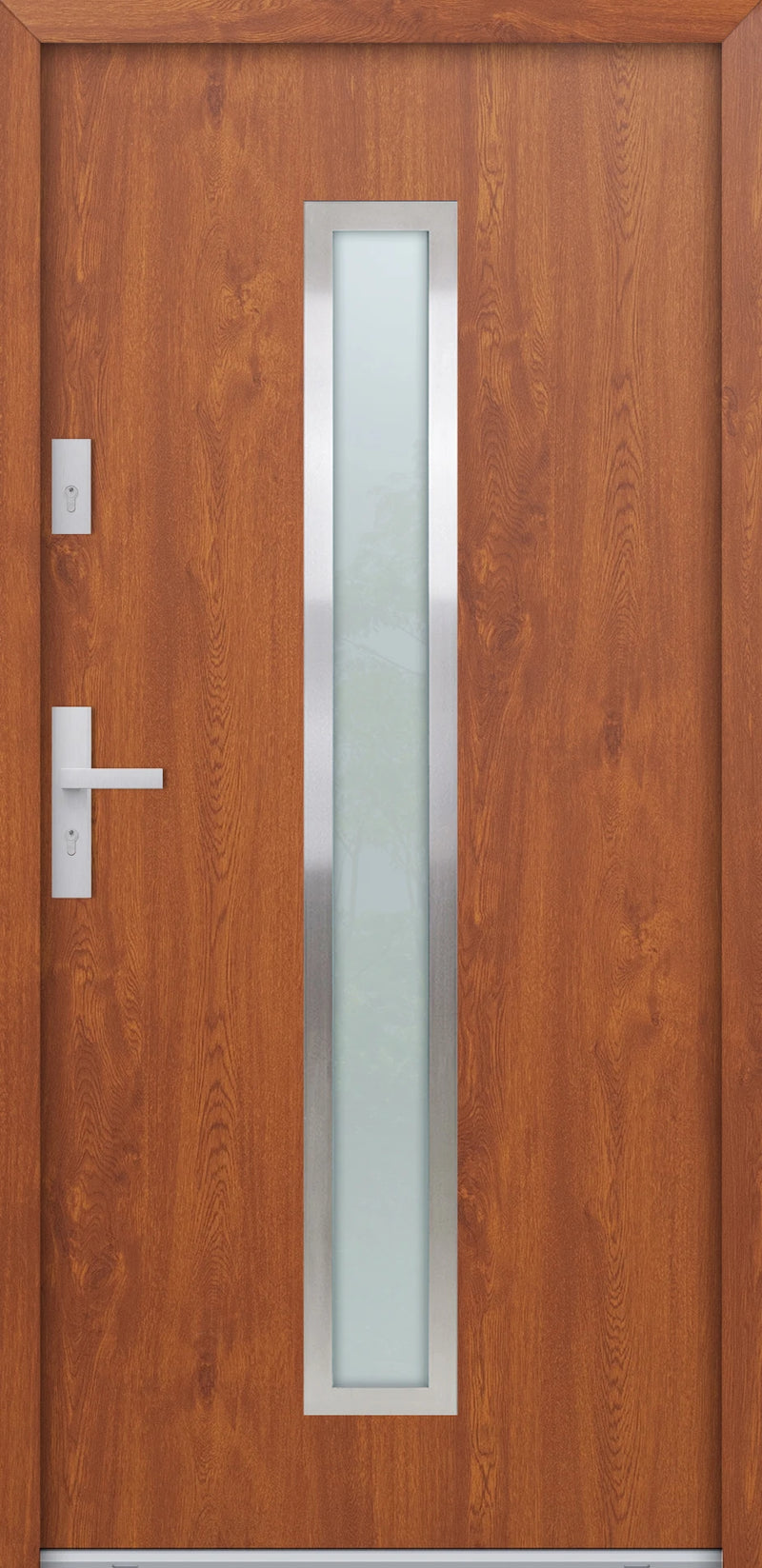 Turenwerke ATU 68 Design 600 Steel Door - Golden Oak