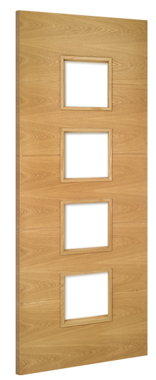 Deanta Oak Augusta Glazed Fire Door