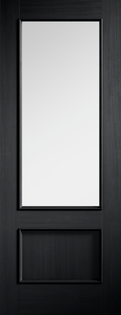 LPD Murcia Glazed Pre-Finished 1P/1L Charcoal Black Door