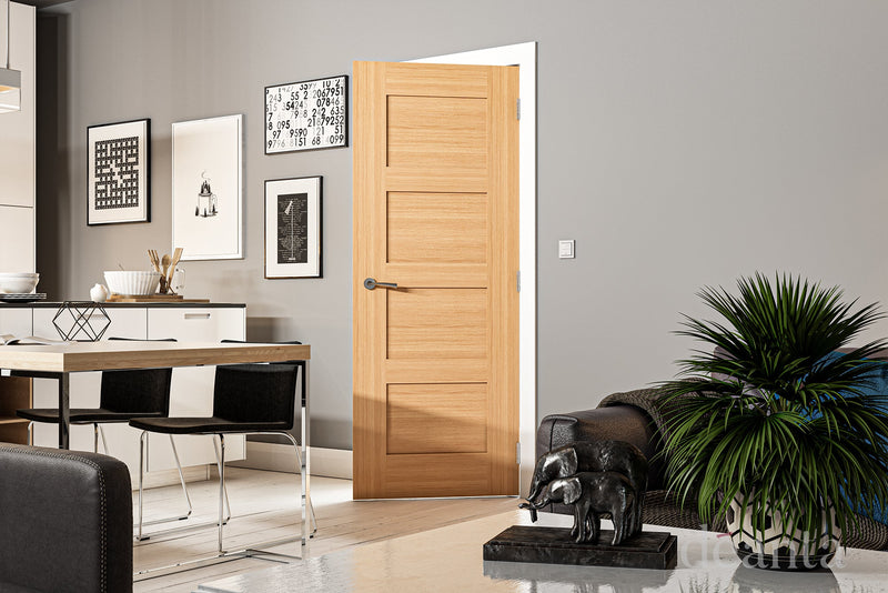 Deanta Coventry Oak Door (Fire Door Pre-Finished) Internal door