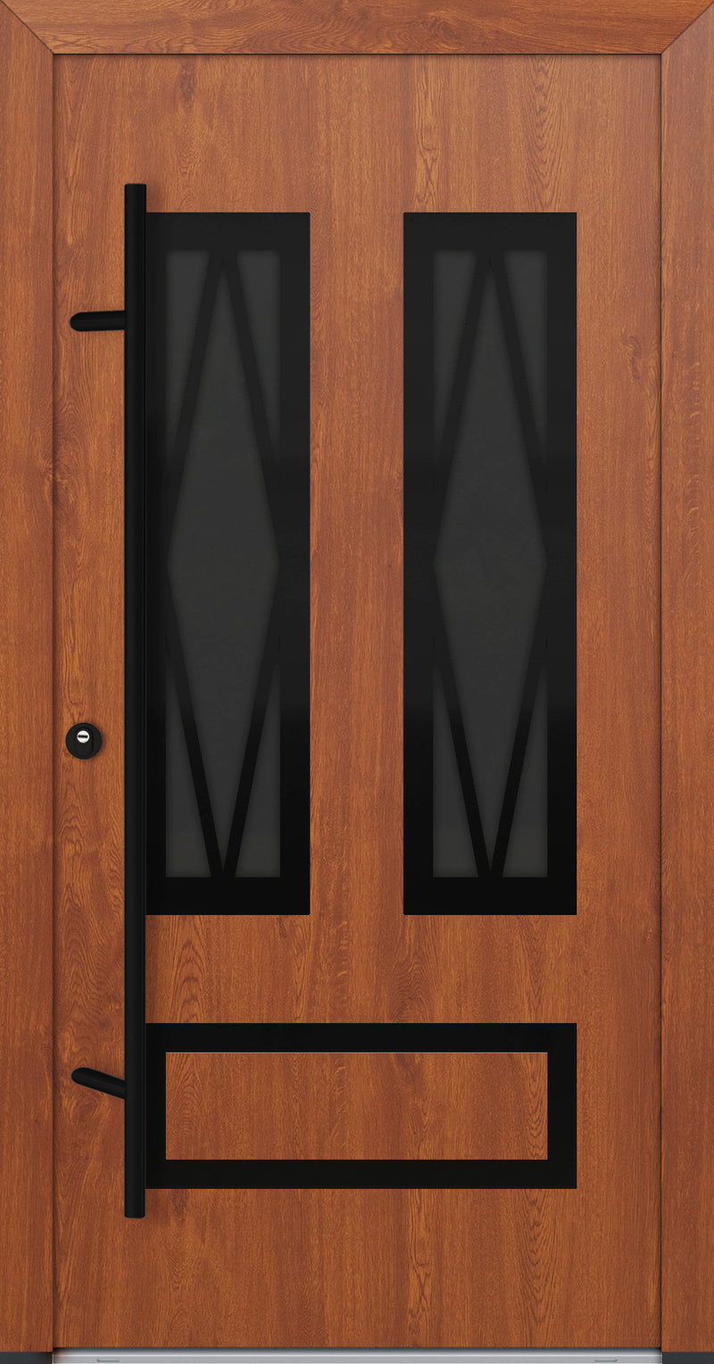 Turenwerke Classic DS68 Design C22 Steel Door - Wood Finish Options - Blackline