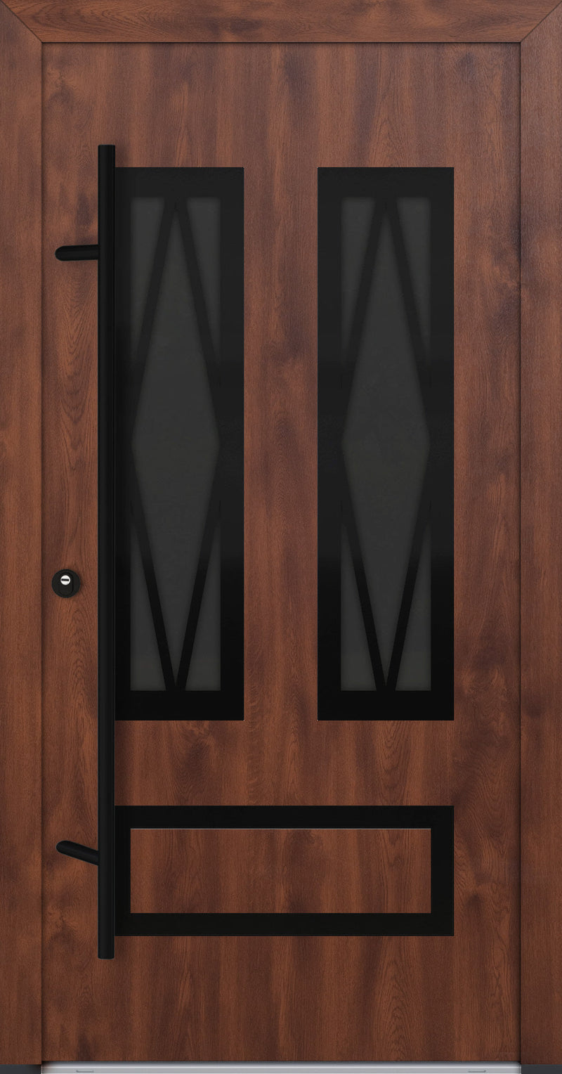 Turenwerke Classic DS82 Design C22 Steel Door - Wood Finish Options - Blackline