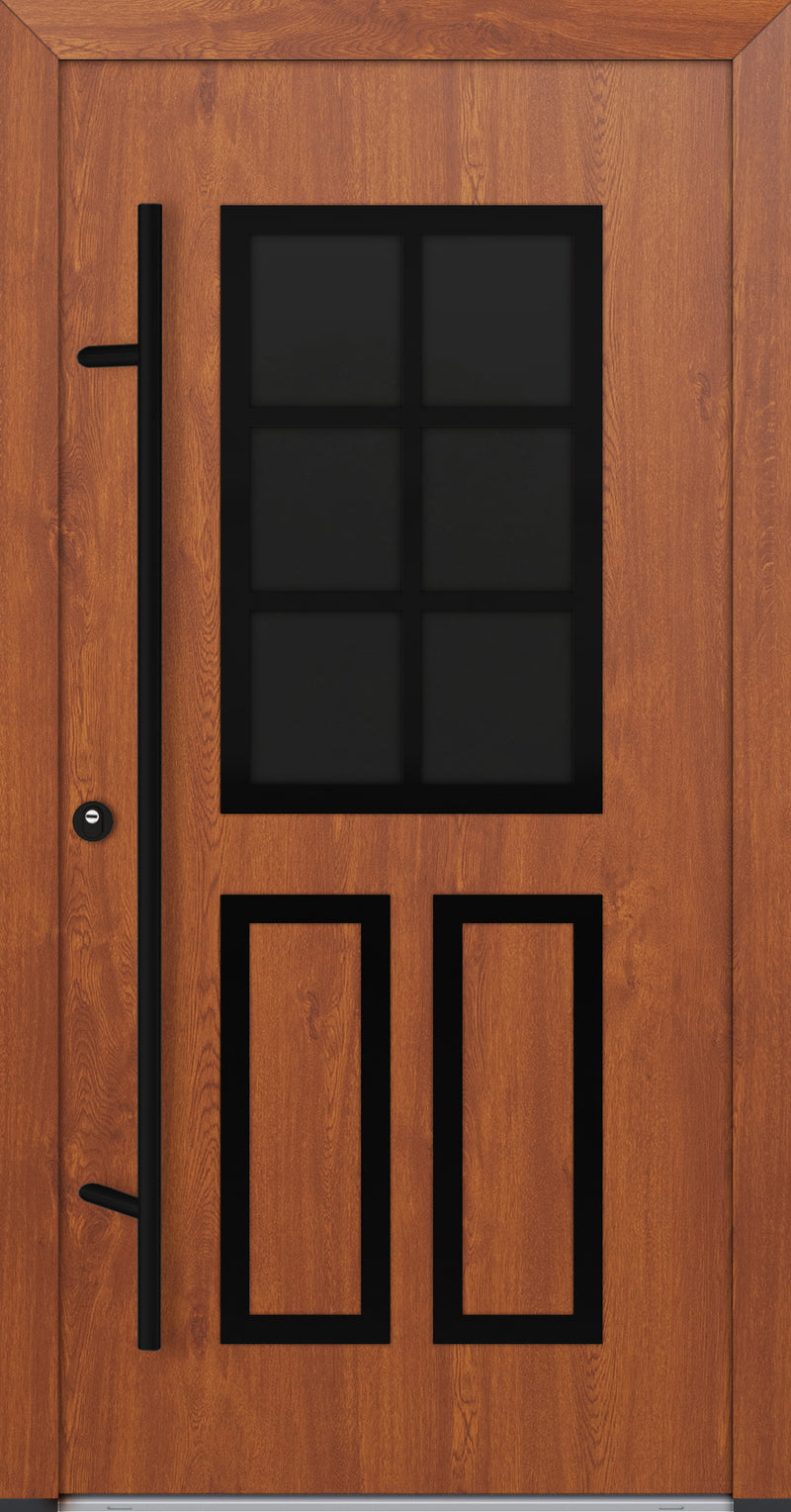 Turenwerke Classic DS68 Design C23 Steel Door - Wood Finish Options - Blackline