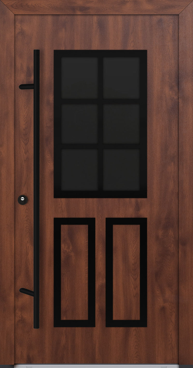 Turenwerke Classic DS82 Design C23 Steel Door - Wood Finish Options - Blackline