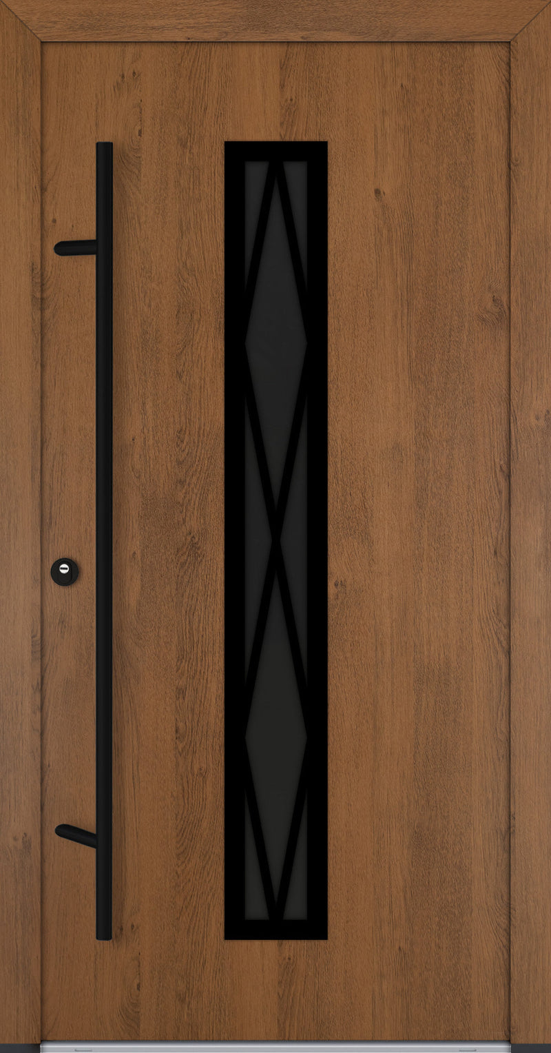 Turenwerke Classic DS82 Design C24 Steel Door - Wood Finish Options - Blackline