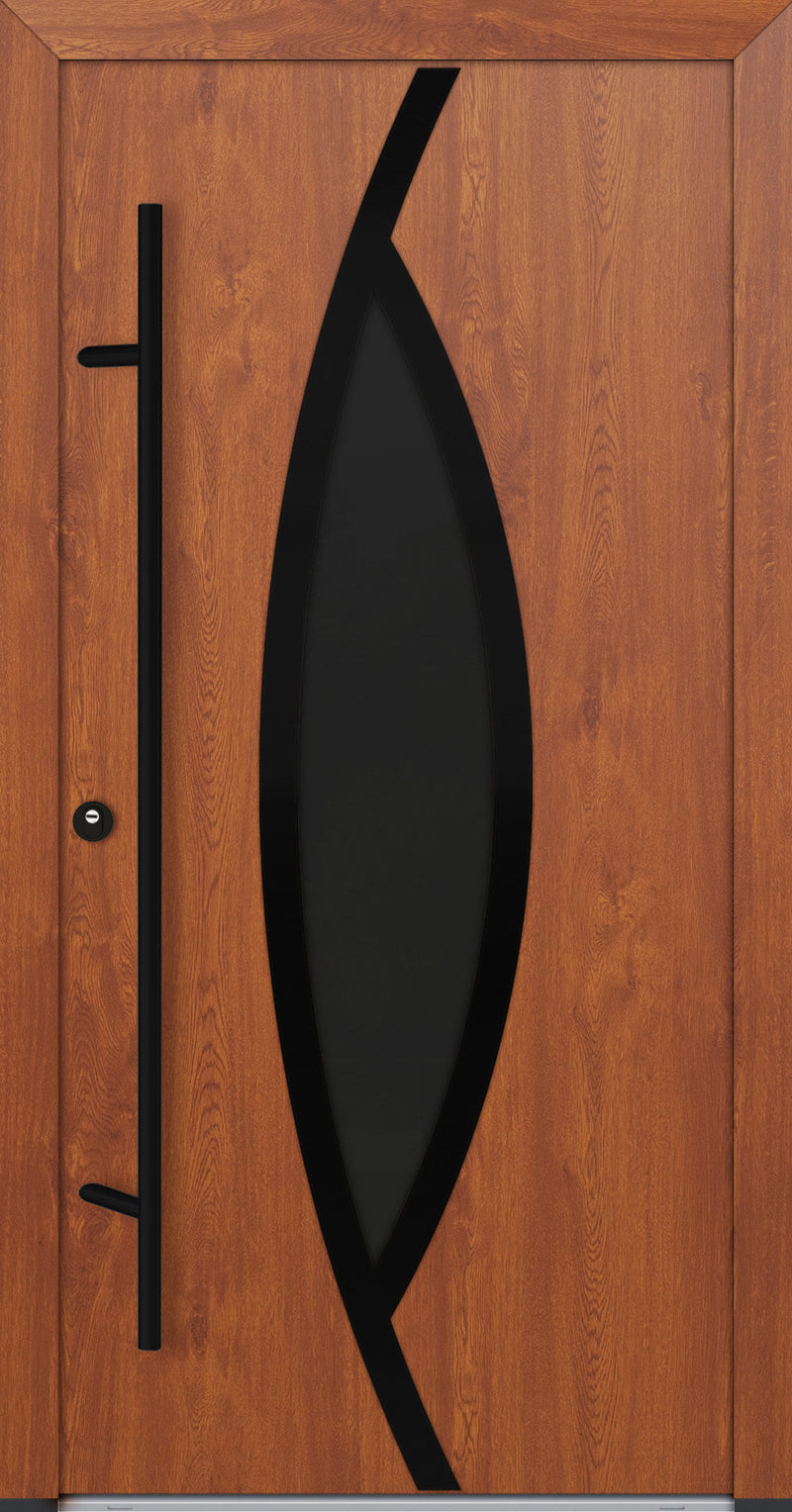 Turenwerke Classic DS82 Design C25 Steel Door - Wood Finish Options - Blackline