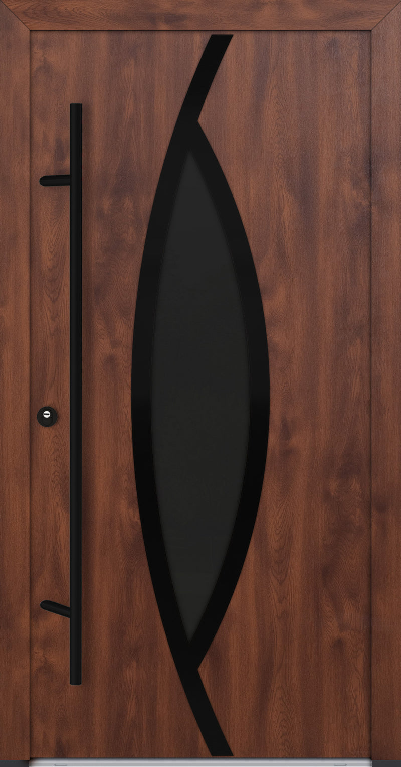 Turenwerke Classic DS68 Design C25 Steel Door - Wood Finish Options - Blackline