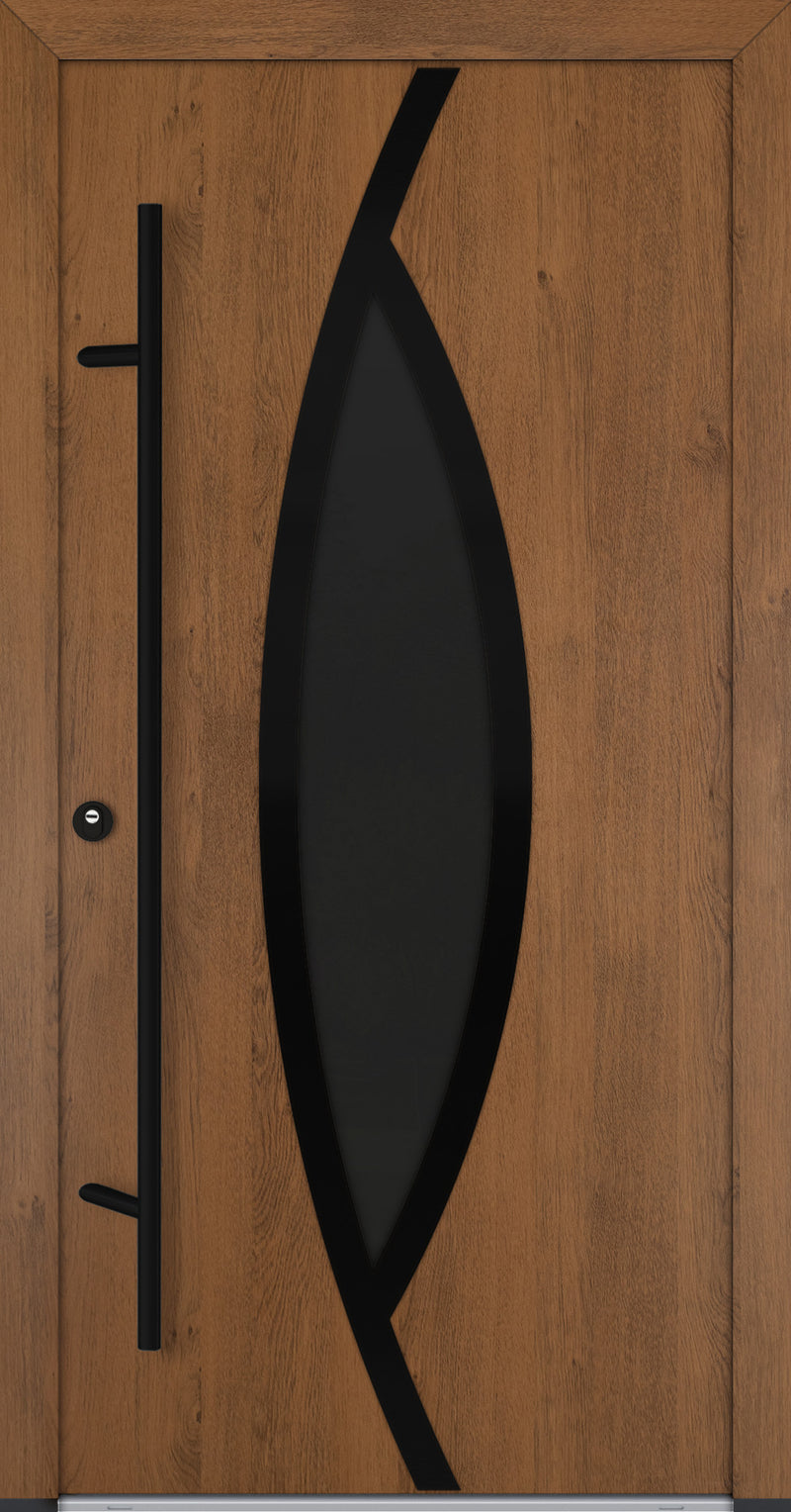 Turenwerke Classic DS68 Design C25 Steel Door - Wood Finish Options - Blackline