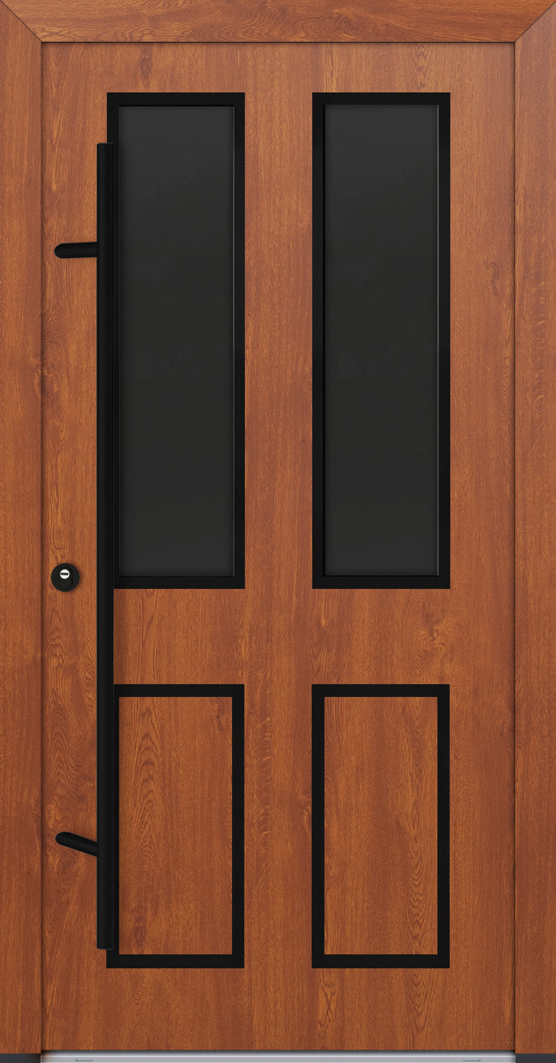 Turenwerke Classic DS68 Design C29 Steel Door - Wood Finish Options - Blackline