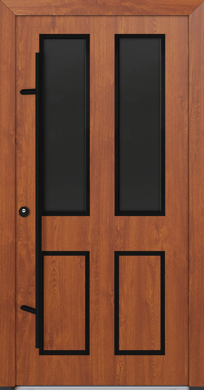 Turenwerke Classic DS82 Design C29 Steel Door - Wood Finish Options - Blackline