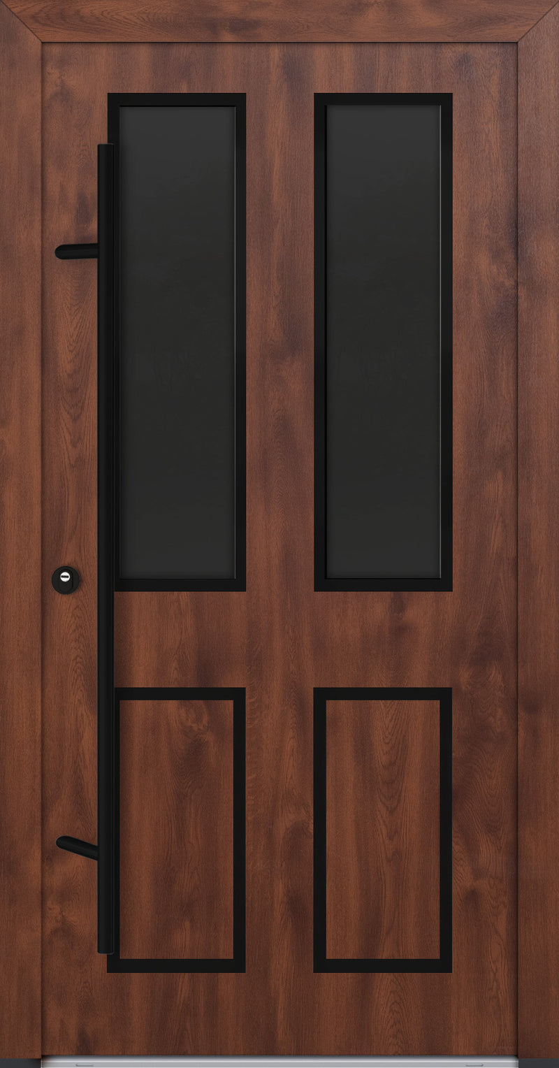 Turenwerke Classic DS68 Design C29 Steel Door - Wood Finish Options - Blackline