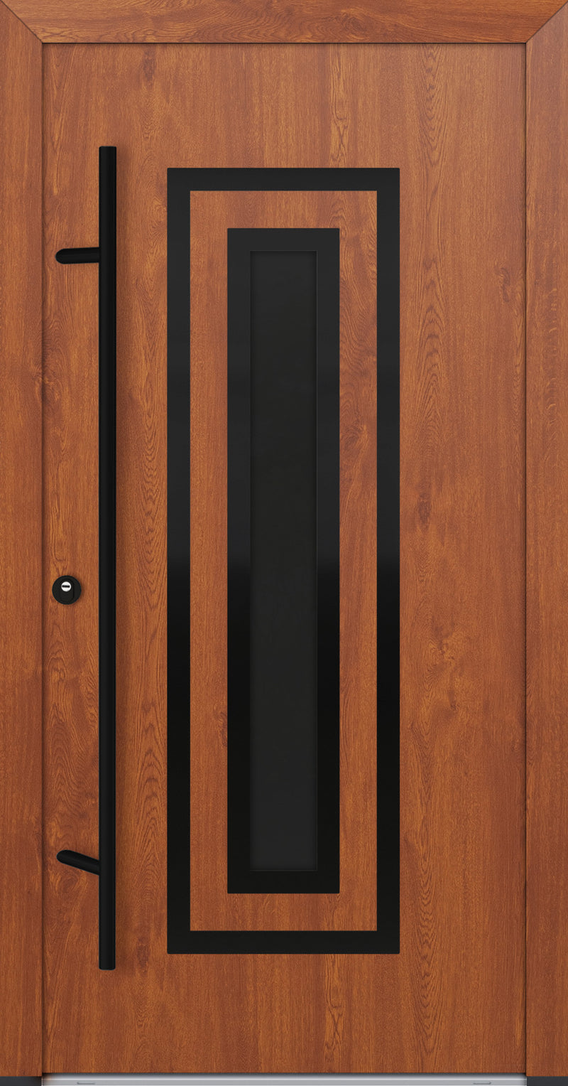 Turenwerke Classic DS68 Design C31 Steel Door - Wood Finish Options - Blackline