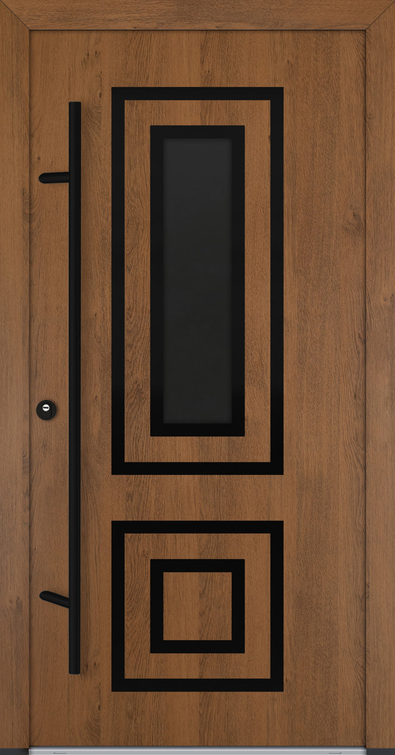 Turenwerke Classic DS68 Design C32 Steel Door - Wood Finish Options - Blackline