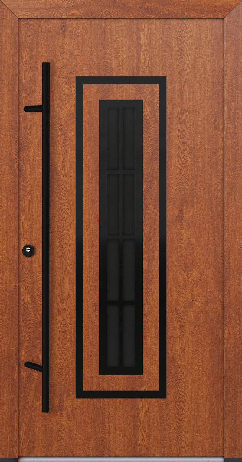 Turenwerke Classic DS82 Design C33 Steel Door - Wood Finish Options - Blackline