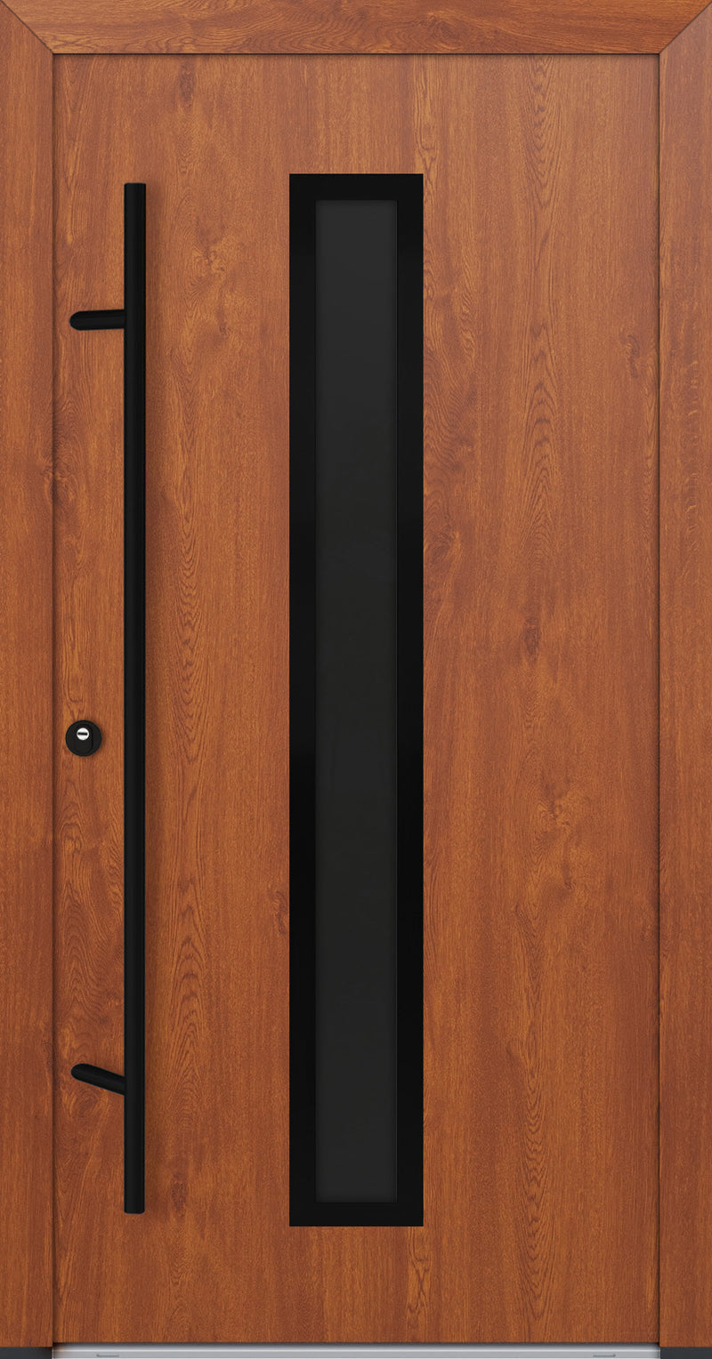 Turenwerke ALU-STEEL DS82 Design 21 Steel Door - Wood Finish Options - Blackline