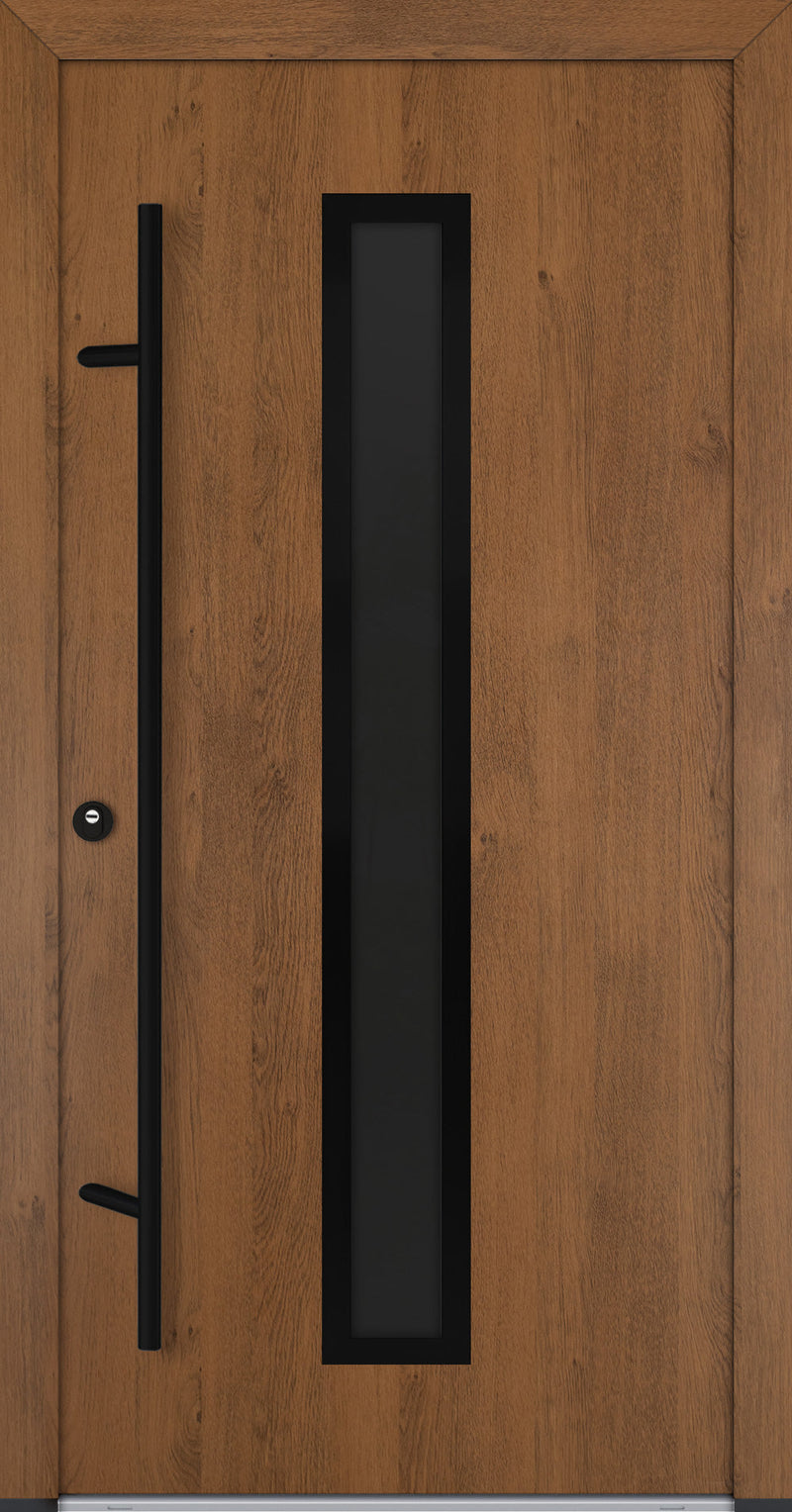 Turenwerke ALU-STEEL DS82 Design 21 Steel Door - Wood Finish Options - Blackline