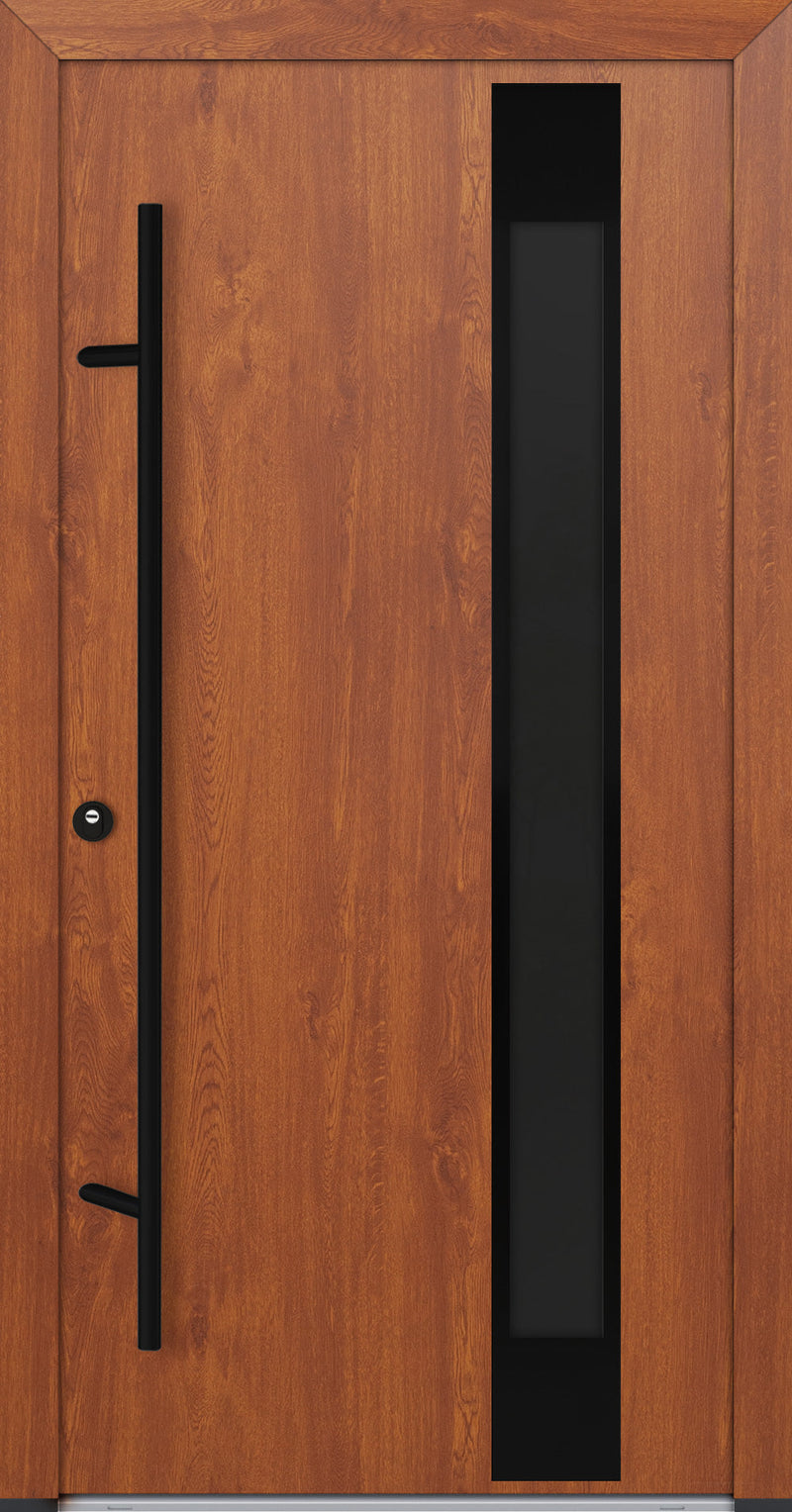 Turenwerke ALU-STEEL DS82 Design 24 Steel Door - Wood Finish Options - Blackline