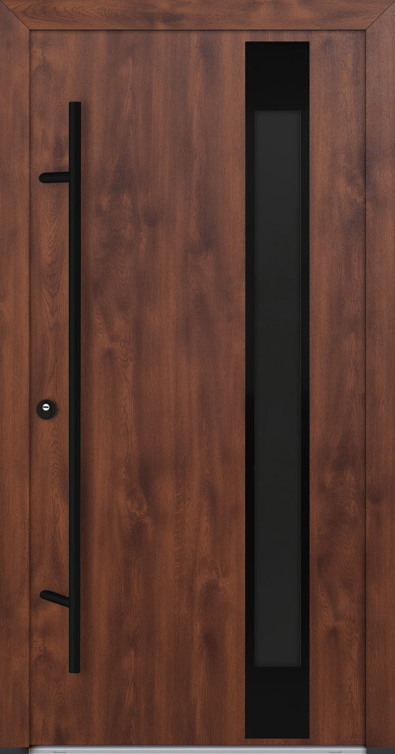 Turenwerke ALU-STEEL DS68 Design 24 Steel Door - Wood Finish Options - Blackline