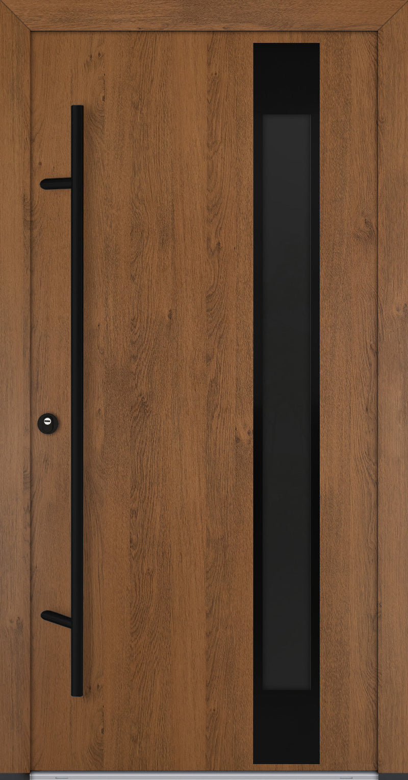 Turenwerke ALU-STEEL DS82 Design 24 Steel Door - Wood Finish Options - Blackline