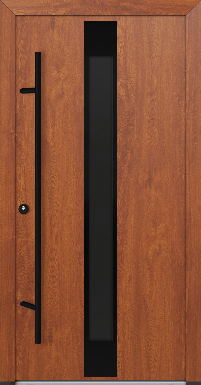 Turenwerke ALU-STEEL DS68 Design 25 Steel Door - Wood Finish Options - Blackline