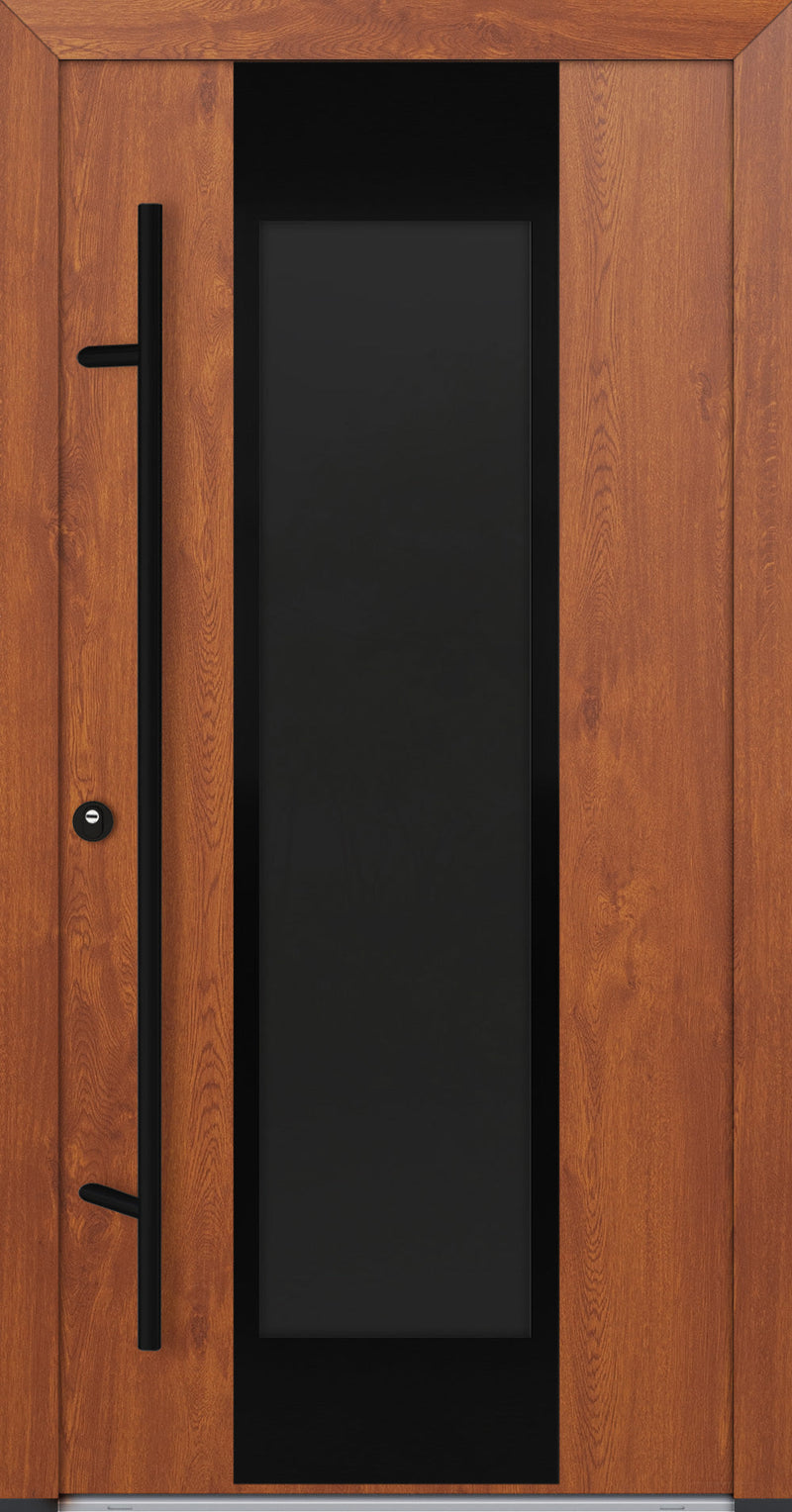 Turenwerke ALU-STEEL DS82 Design 28 Steel Door - Wood Finish Options - Blackline