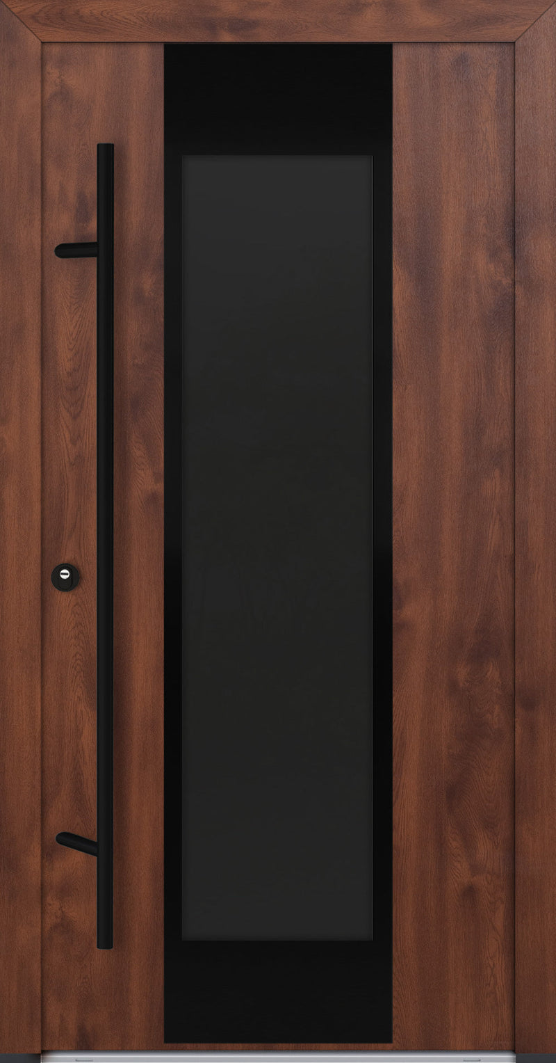 Turenwerke ALU-STEEL DS82 Design 28 Steel Door - Wood Finish Options - Blackline