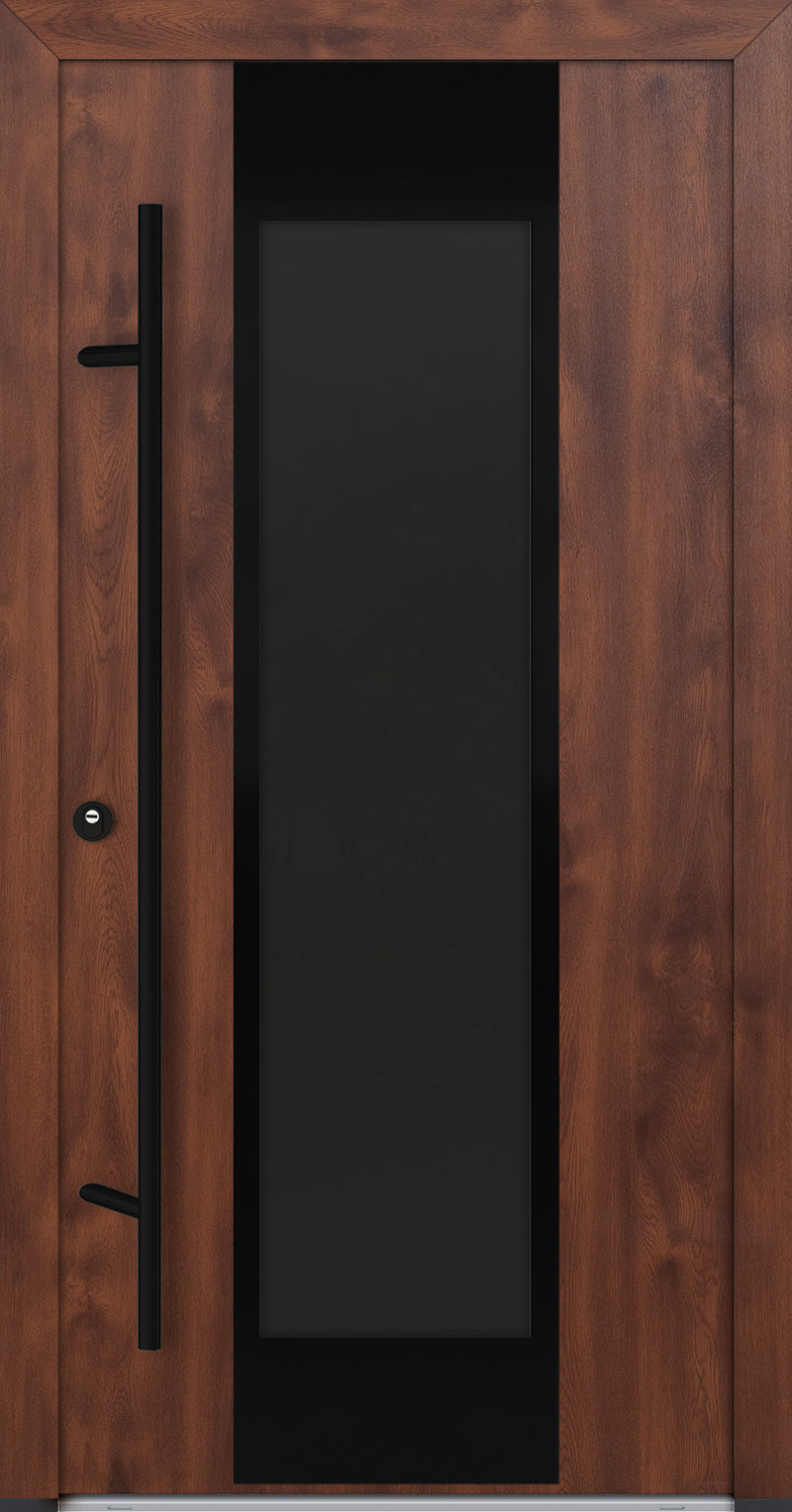 Turenwerke ALU-STEEL DS68 Design 28 Steel Door - Wood Finish Options - Blackline