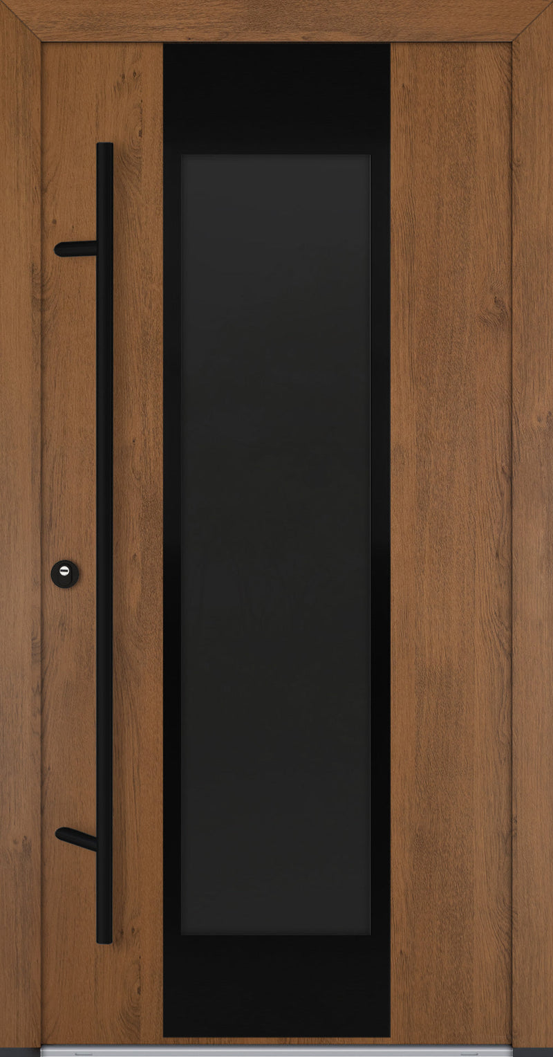 Turenwerke ALU-STEEL DS82 Design 28 Steel Door - Wood Finish Options - Blackline