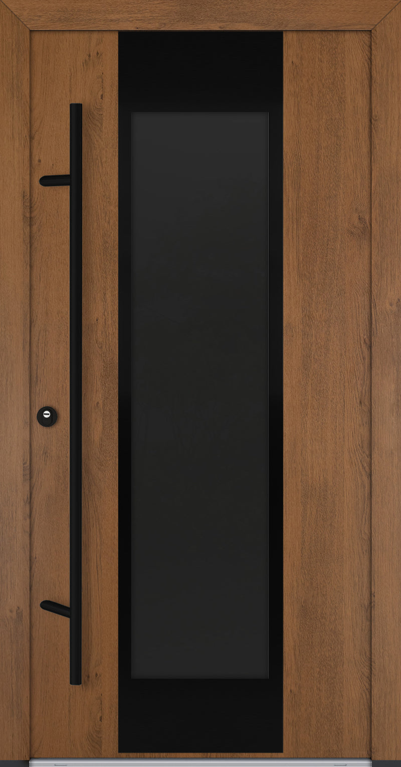 Turenwerke ALU-STEEL DS68 Design 28 Steel Door - Wood Finish Options - Blackline