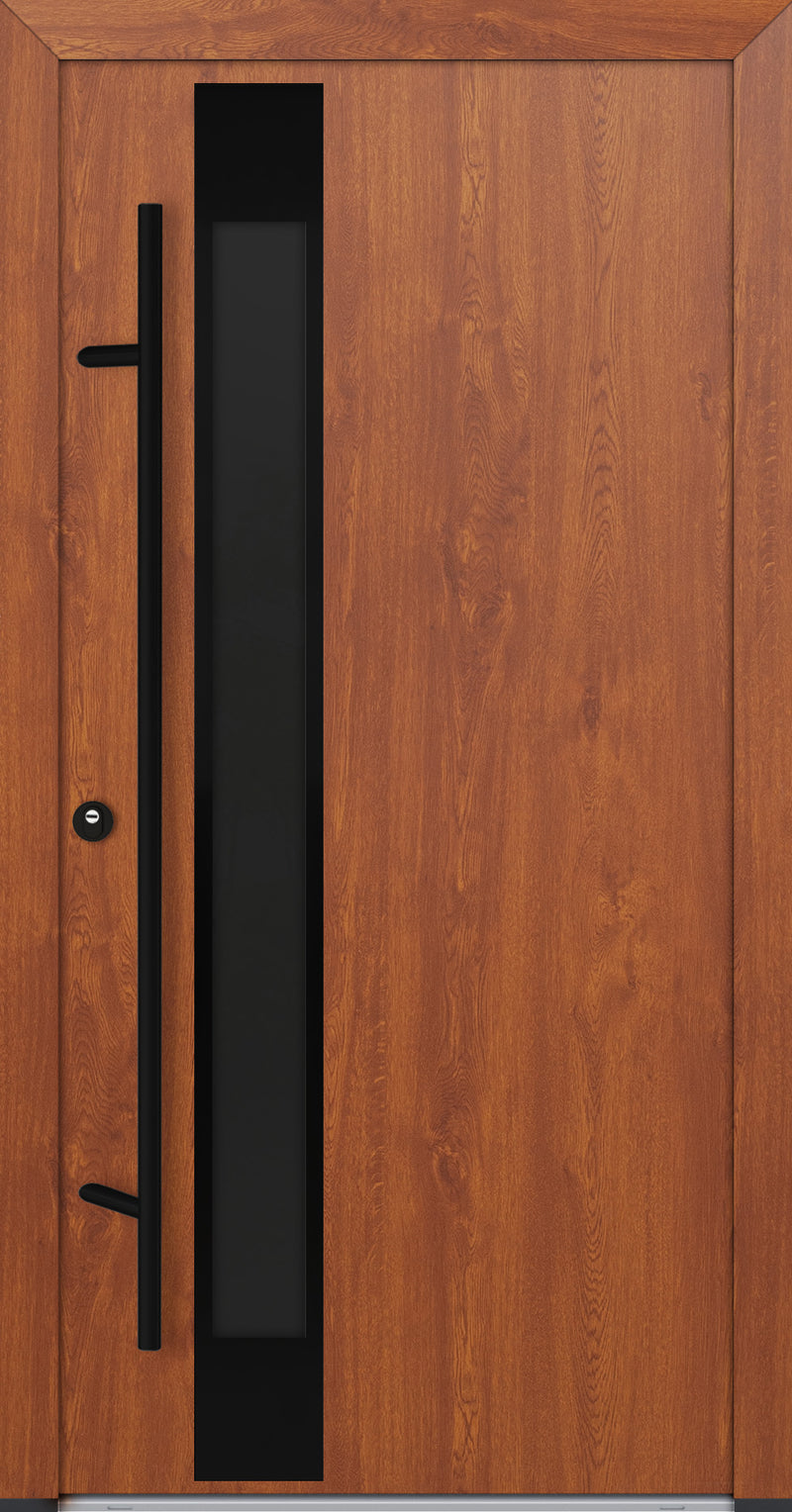 Turenwerke ALU-STEEL DS68 Design 34 Steel Door - Wood Finish Options - Blackline