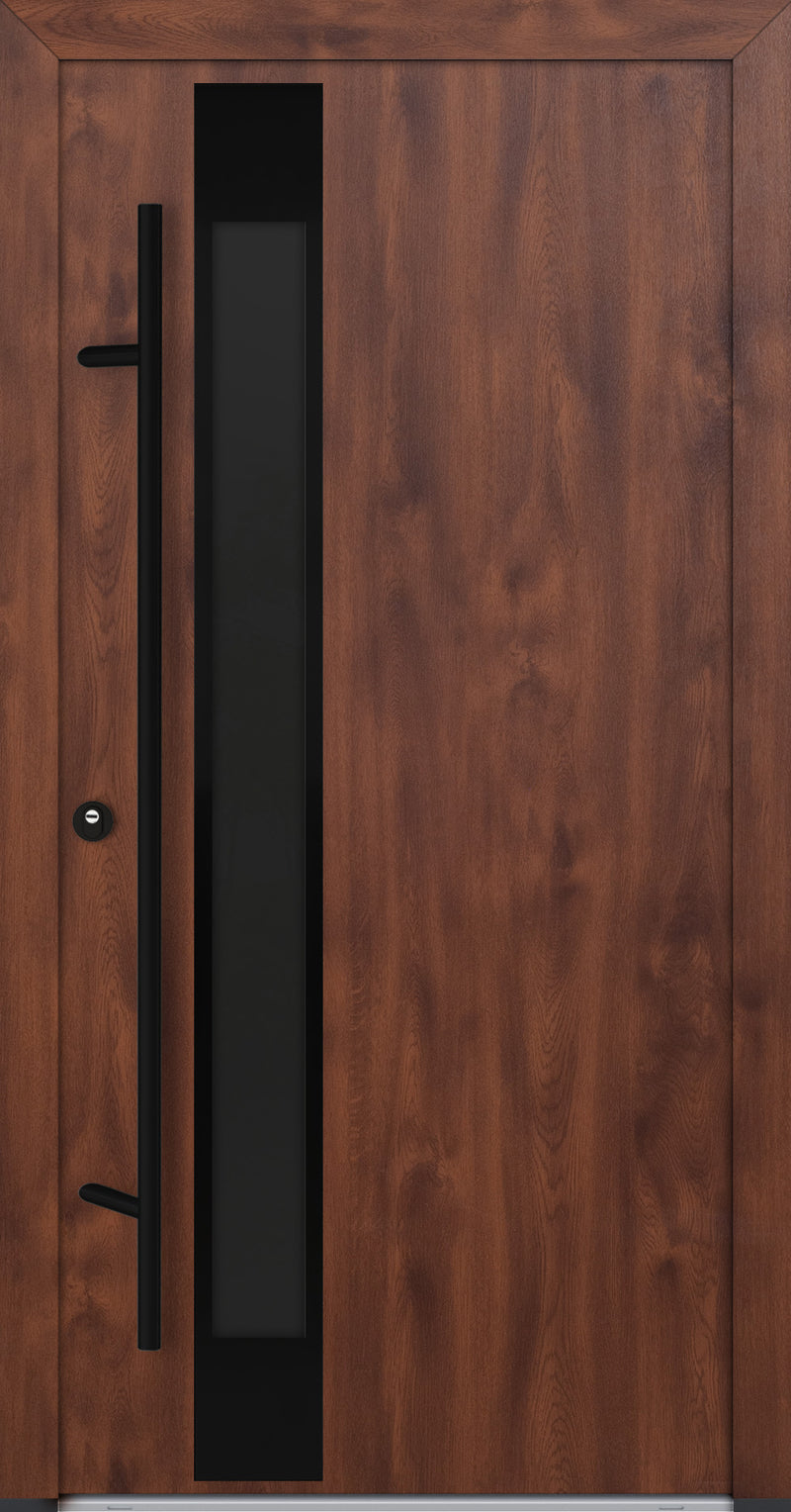 Turenwerke ALU-STEEL DS68 Design 34 Steel Door - Wood Finish Options - Blackline