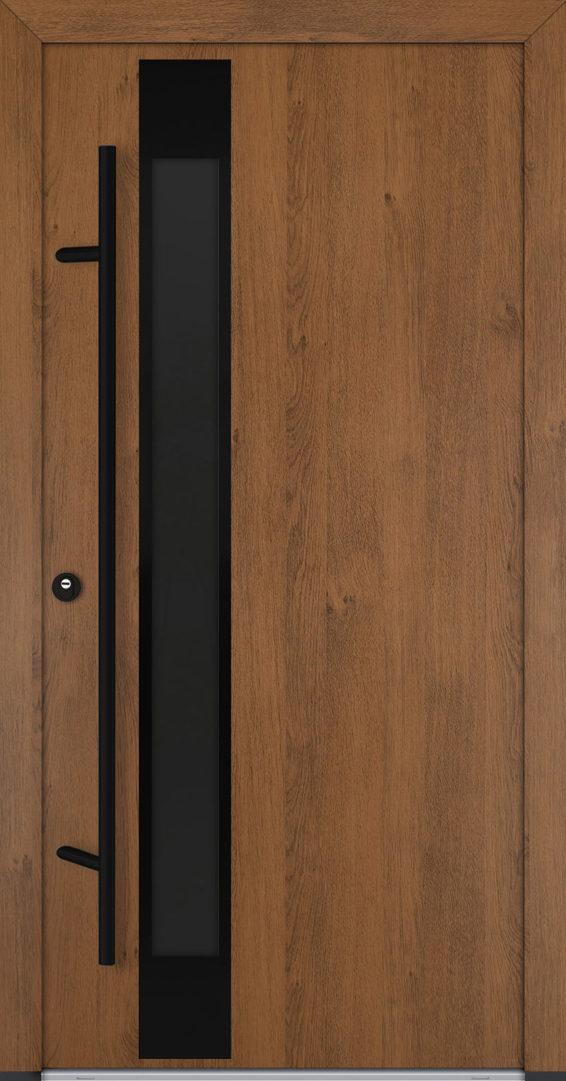 Turenwerke ALU-STEEL DS68 Design 34 Steel Door - Wood Finish Options - Blackline