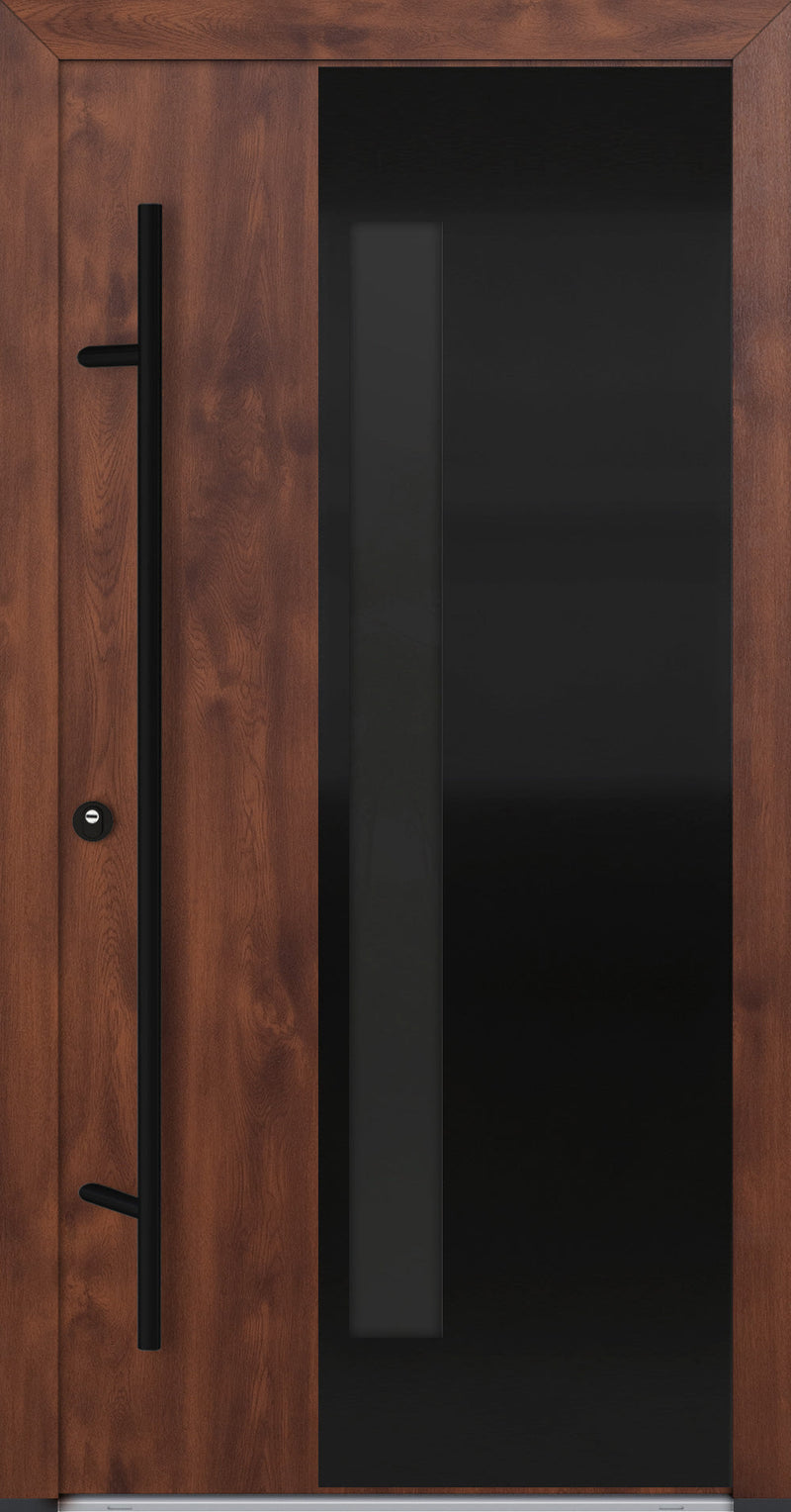 Turenwerke ALU-STEEL DS82 Design 66 Steel Door - Wood Finish Options