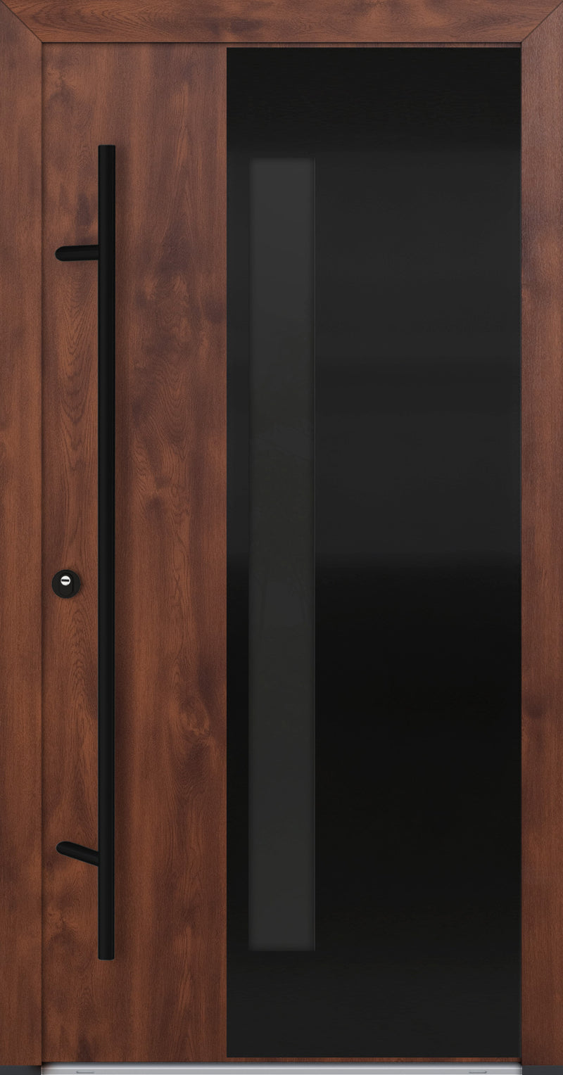 Turenwerke ALU-STEEL DS68 Design 66 Steel Door - Wood Finish Options