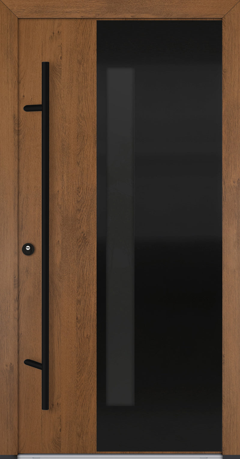 Turenwerke ALU-STEEL DS68 Design 66 Steel Door - Wood Finish Options