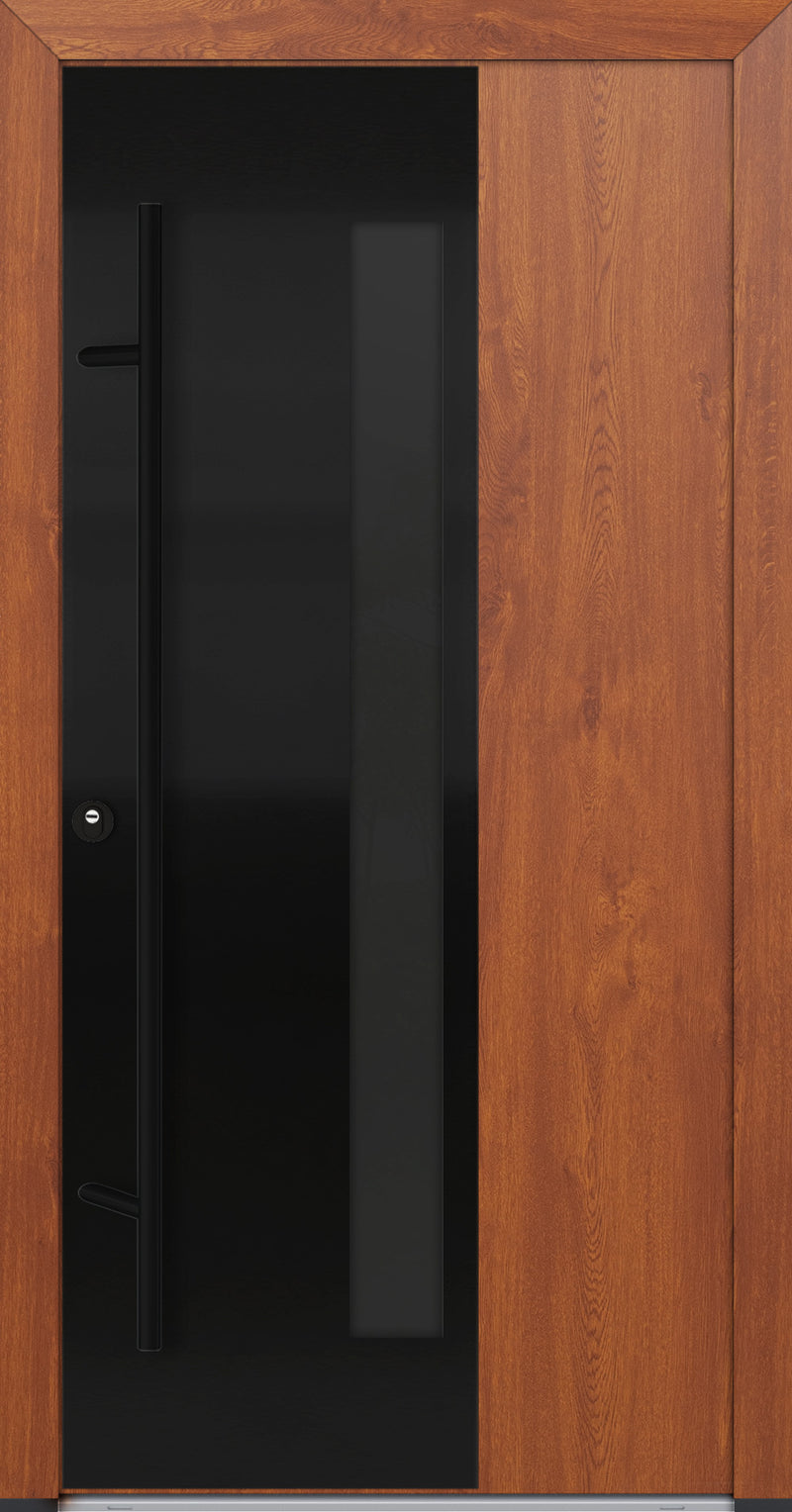 Turenwerke ALU-STEEL DS68 Design 67 Steel Door - Wood Finish Options - Blackline