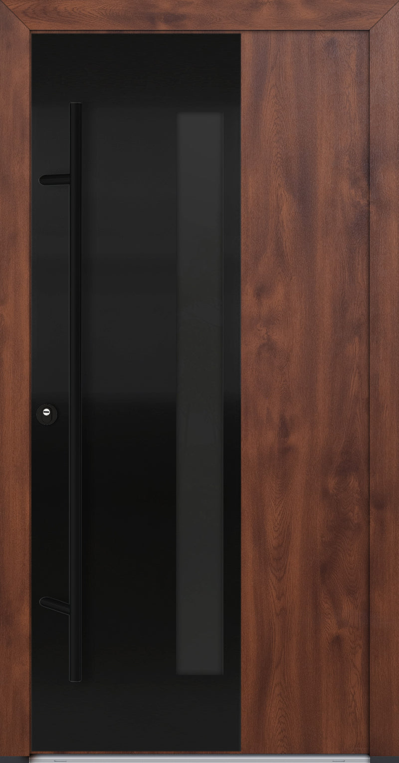 Turenwerke ALU-STEEL DS68 Design 67 Steel Door - Wood Finish Options - Blackline