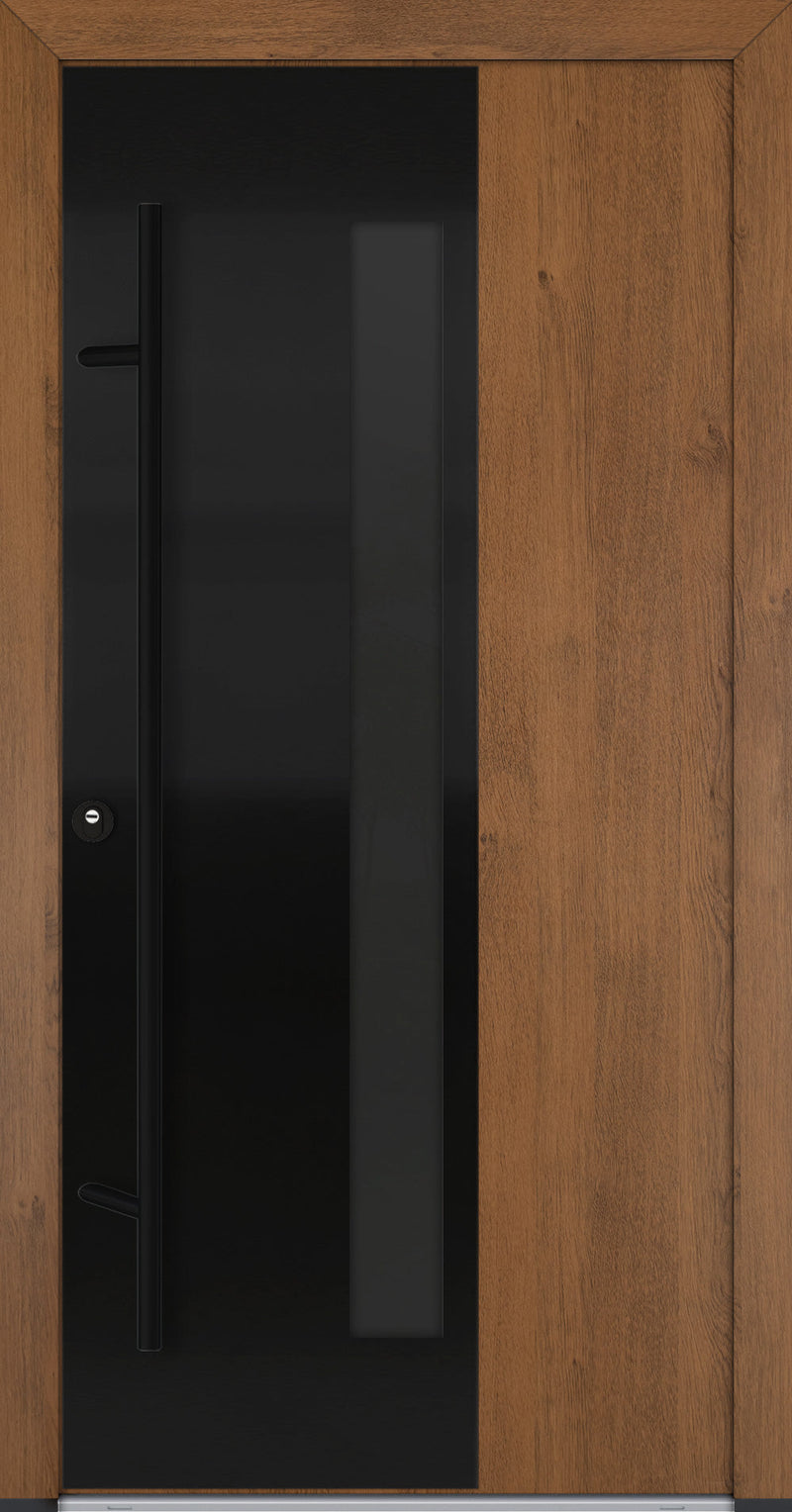 Turenwerke ALU-STEEL DS82 Design 67 Steel Door - Wood Finish Options - Blackline