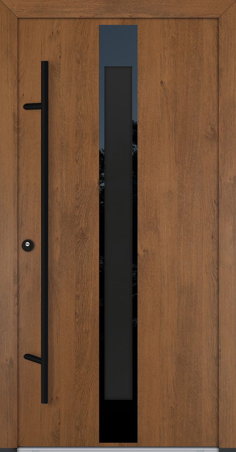 Turenwerke Glassline DS68 Design GLAS25 Steel Door - Wood Finish Options - Blackline